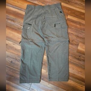 Pacific Crest Men's Versatile Cargo Pants in Olive Green